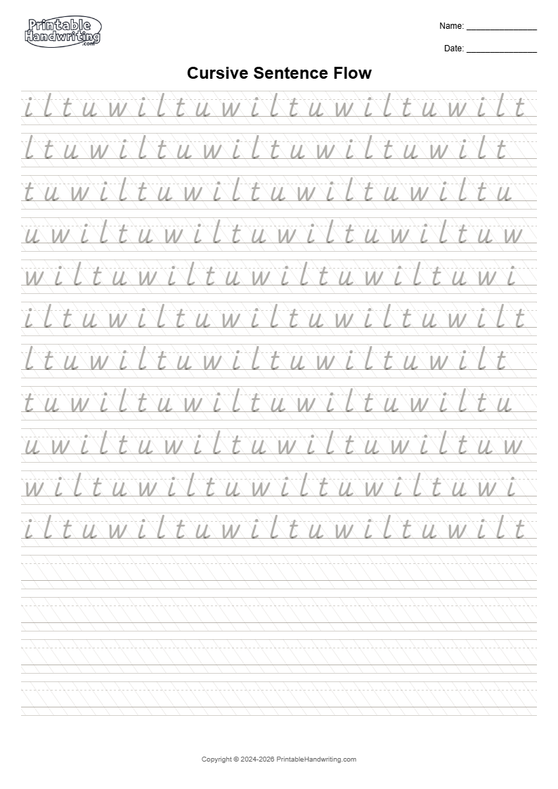 Cursive Connections Foundation Pack cursive cover showing keep entry and exit movement, connection height, word separation, and slant reasonably repeatable across short patterns, words, and complete sentences
